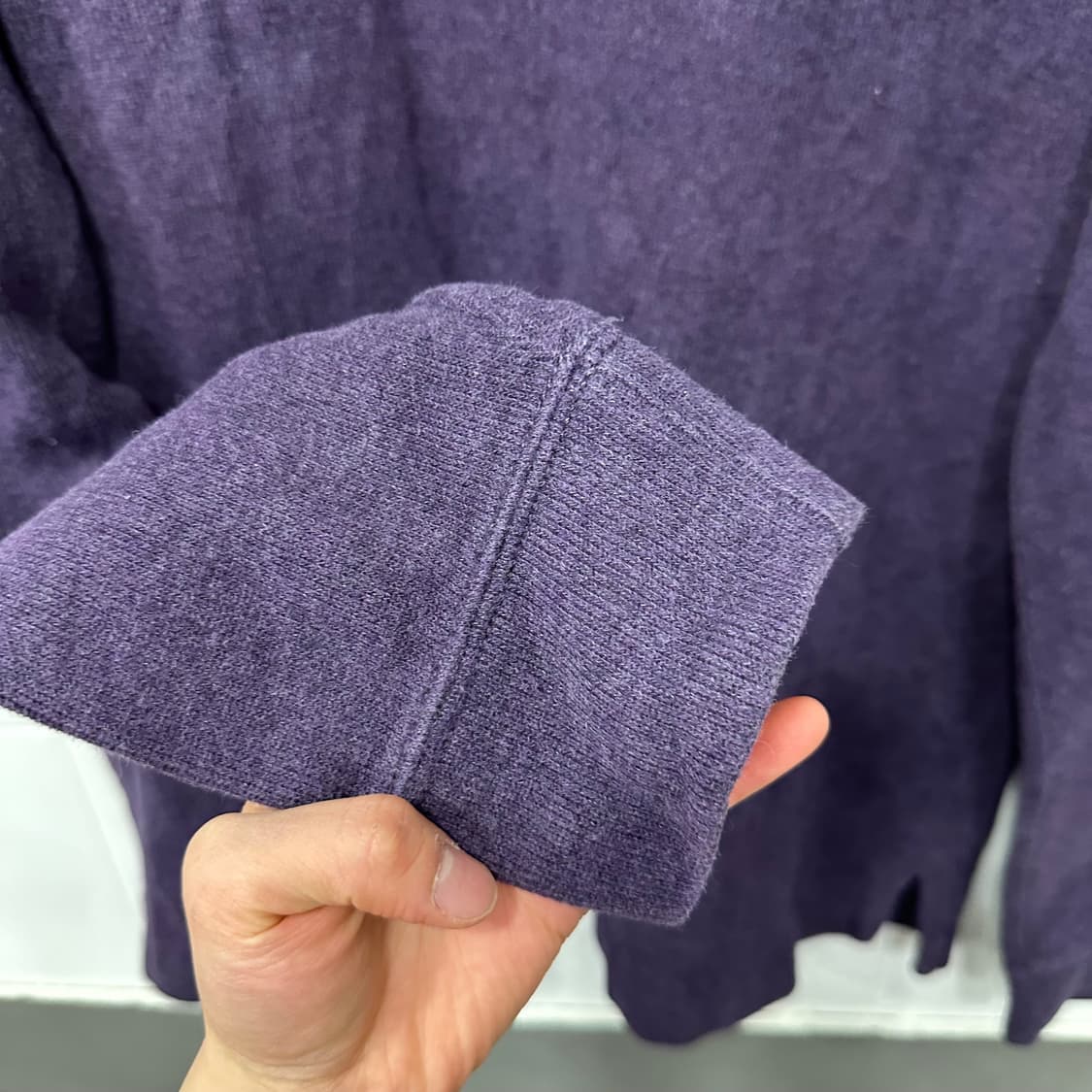 폴로 반집업 니트 상품이미지8