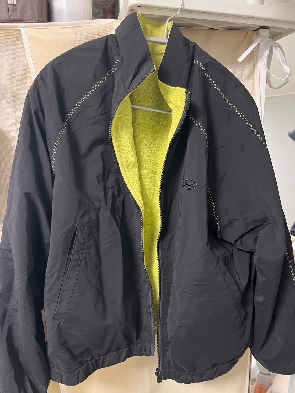 mmlg 리버시블 플리스 자켓 스몰 상품이미지1