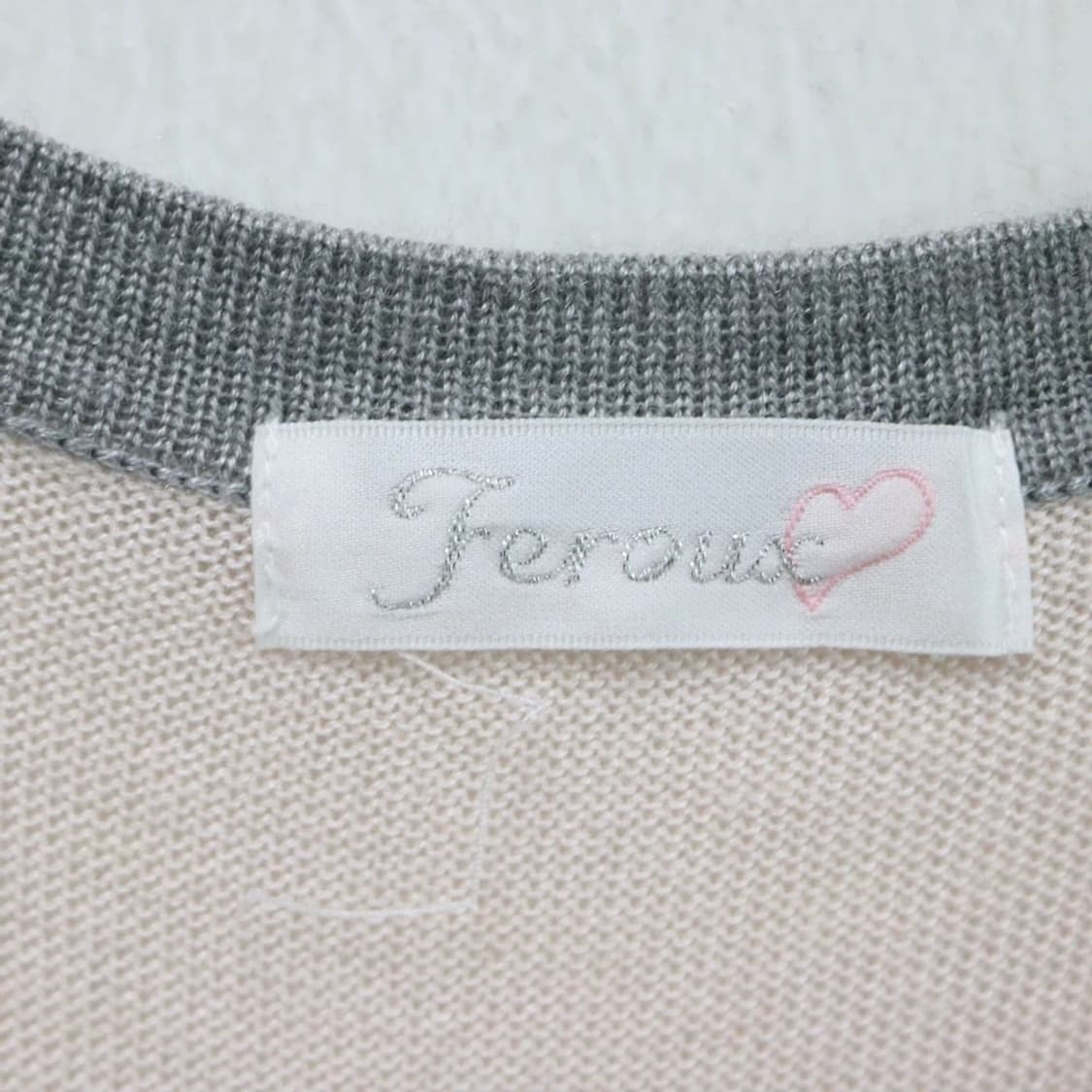 FEROUX 히메갸루 핑크 니트 원피스 상품이미지9