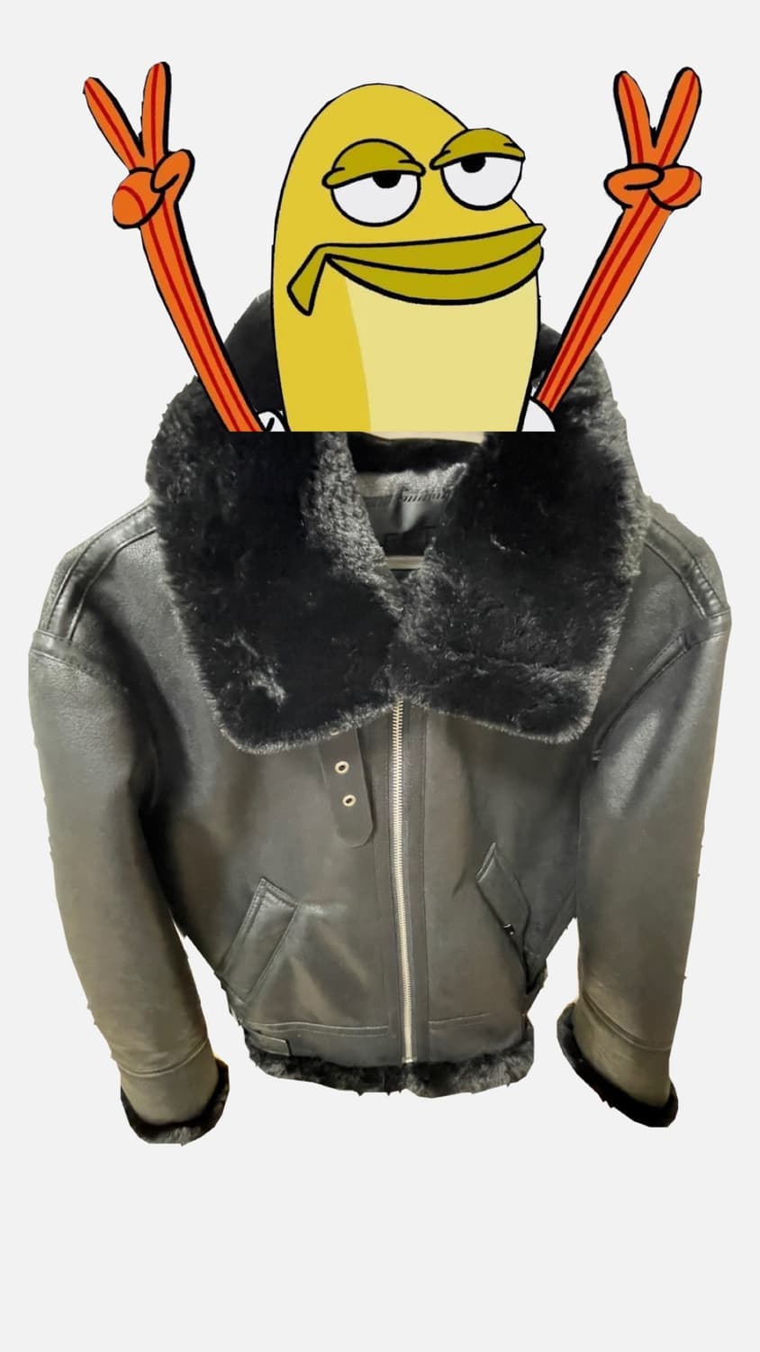 레프트 서울 에비에이터 B-3 무스탕 자켓 [블랙] 상품이미지1