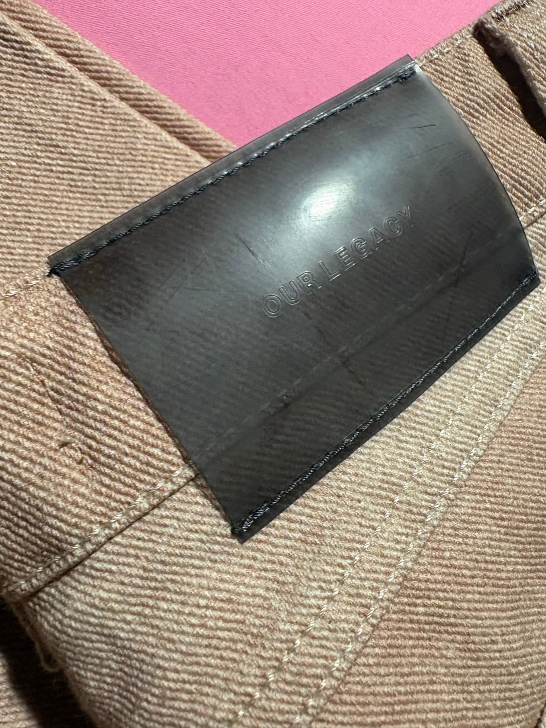 OUR LEGACY 아워레가시 라이너 컷 러스트 데님 팬츠 상품이미지4