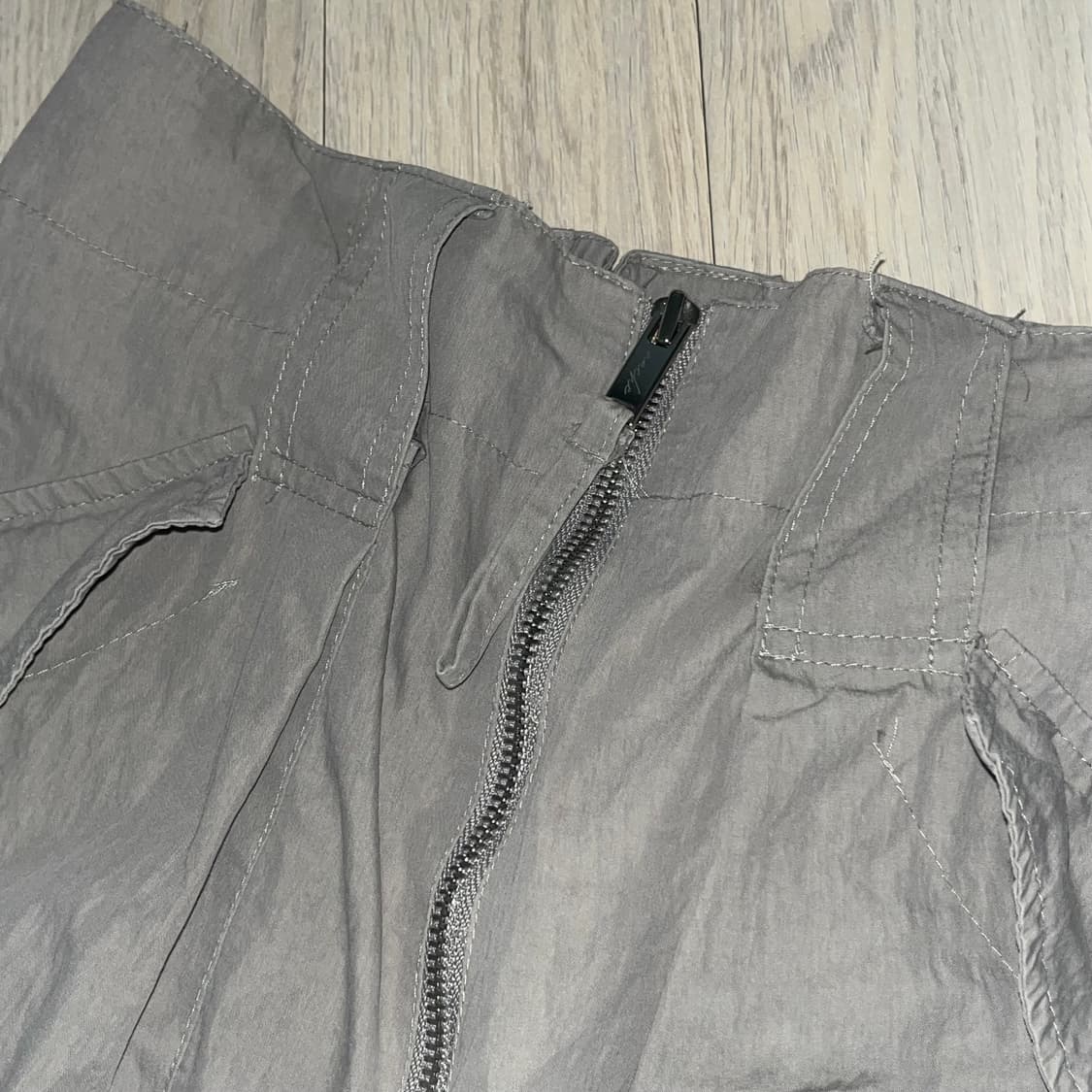 나체 NACHE EXPOSURE ZIP DETAIL PANTS(GRAY) 상품이미지2