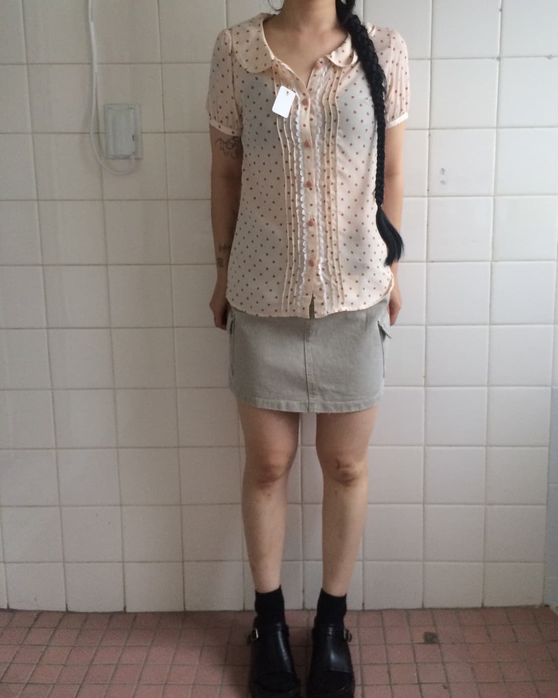 Dot pattern blouse 상품이미지6