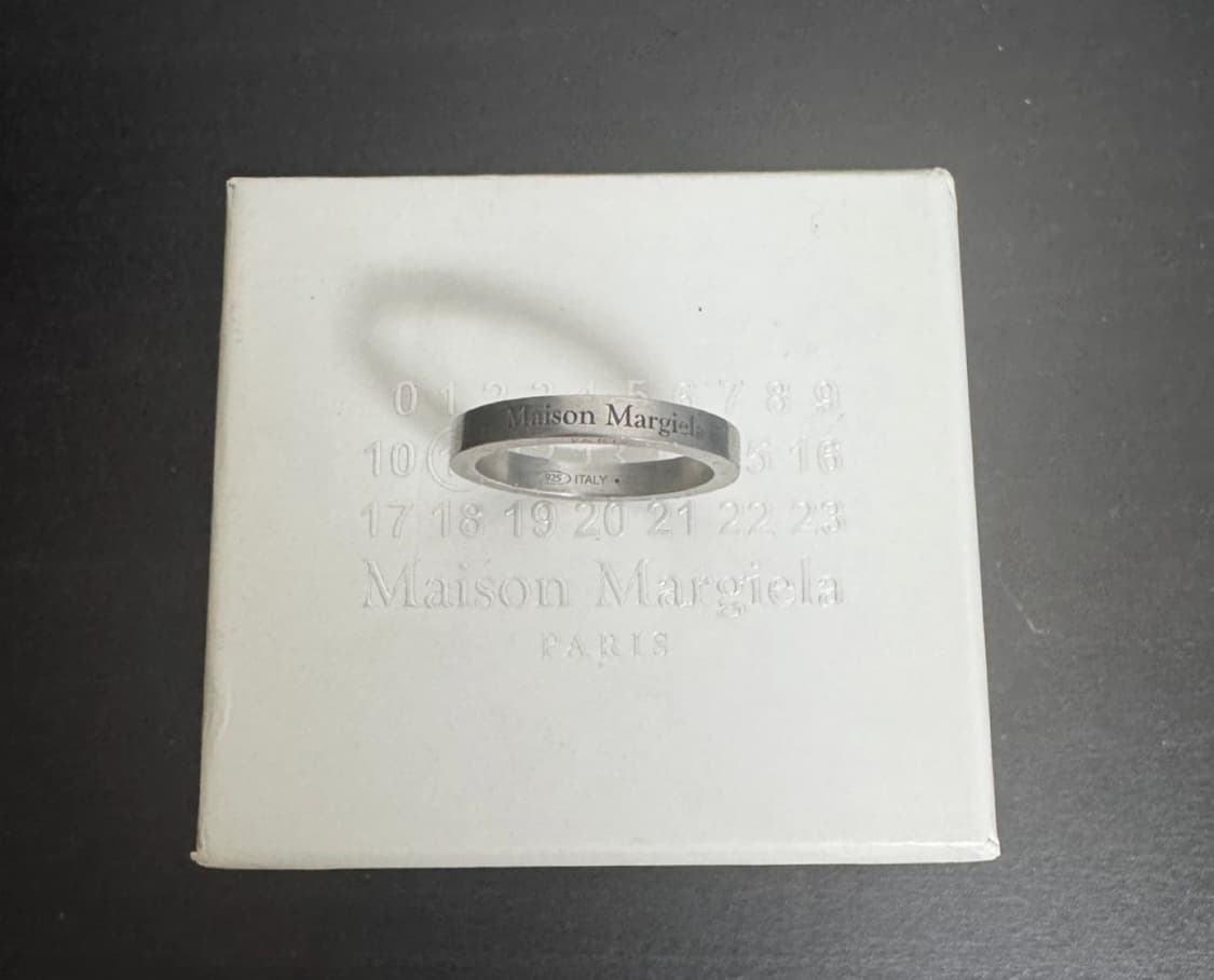 마르지엘라 실버 넘버링 반지  SM1UQ0080 SV0158 상품이미지2