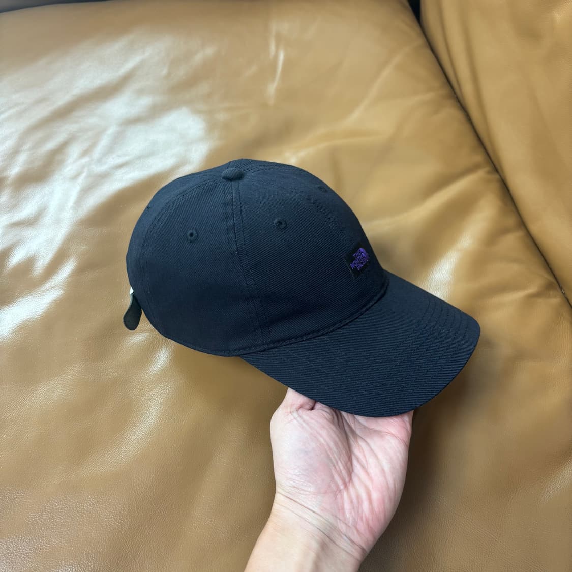 나나미카 노스페이스 퍼플라벨 네이비 블랙 6패널 볼캡 모자 상품이미지3