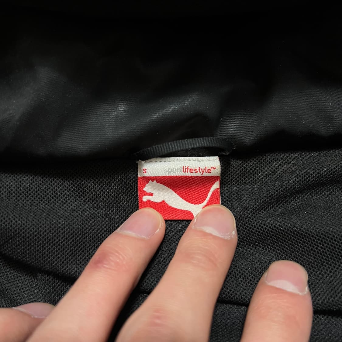 푸마 리핑 캣 로고 바람막이 후드자켓 [블랙] S/90 상품이미지5