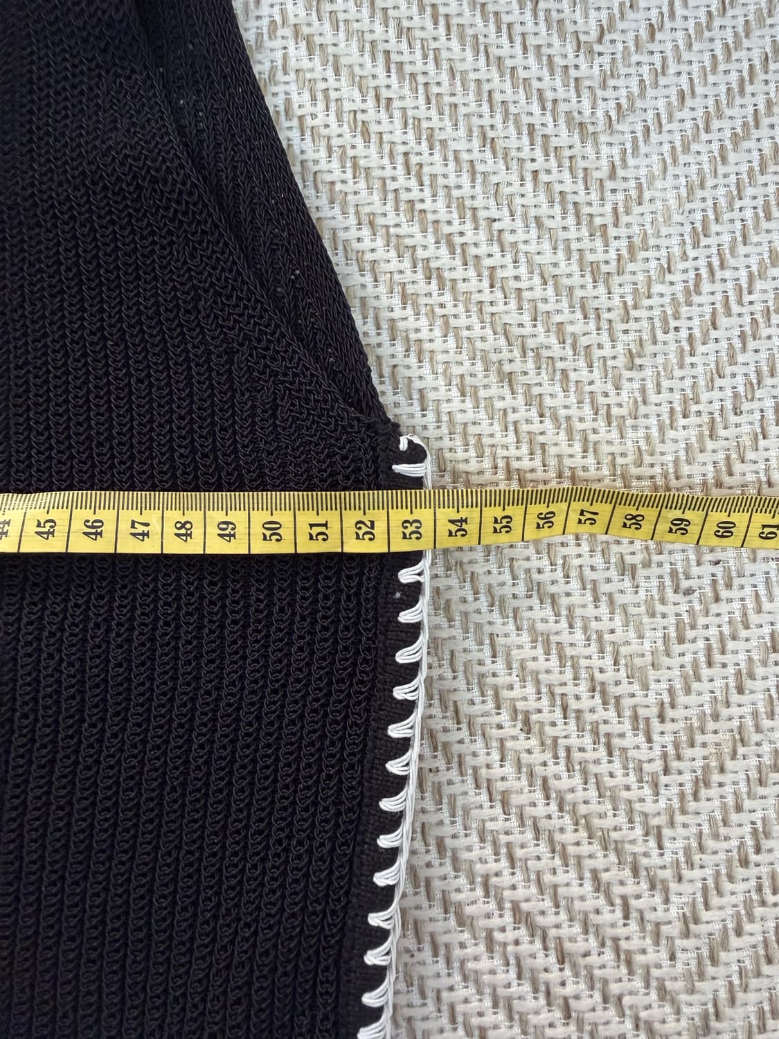 정품) COS 코스 블랙 루즈핏 브이넥 니트 조끼 S 상품이미지9