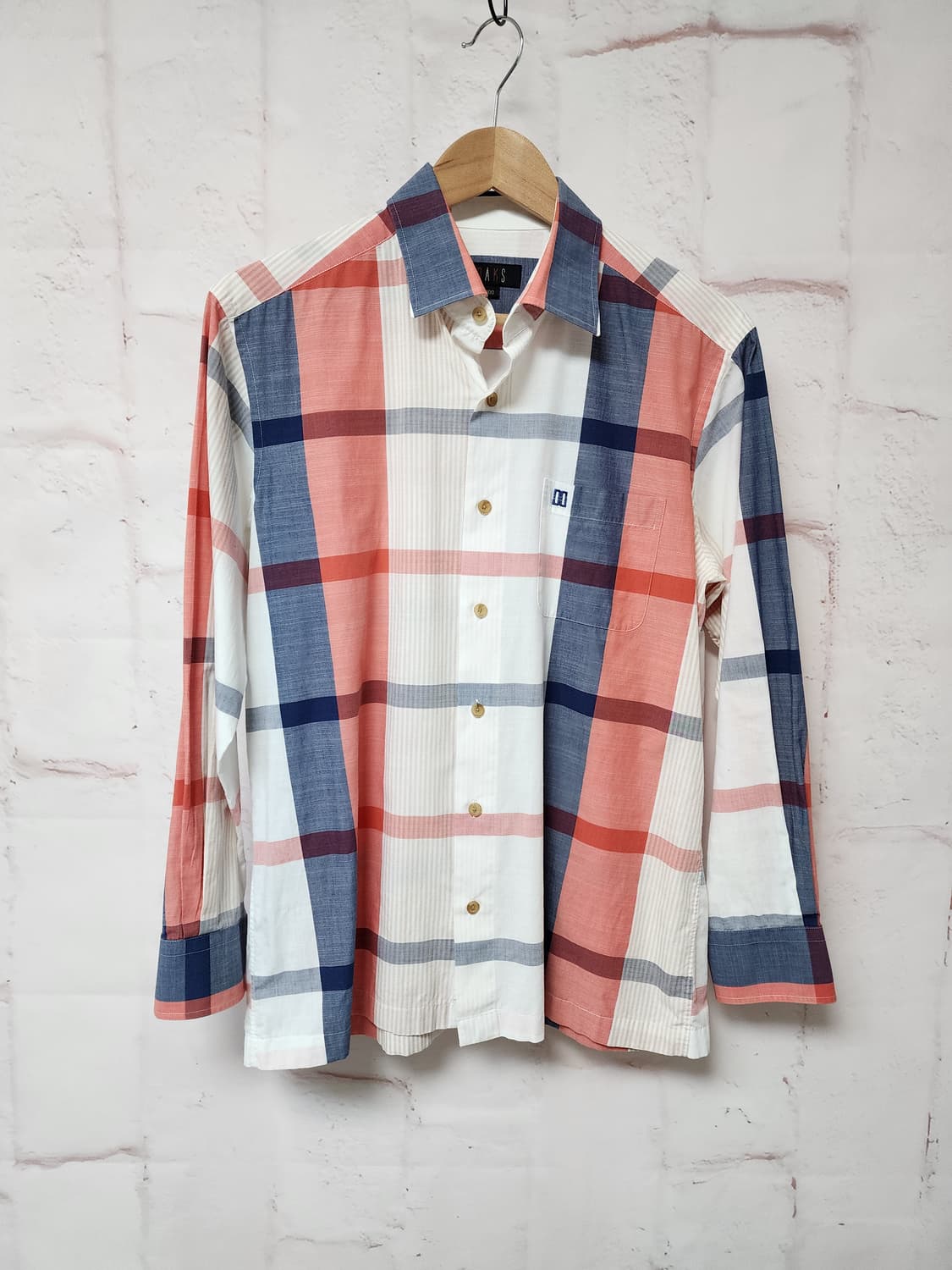 닥스 체크 긴팔 셔츠 상품이미지1