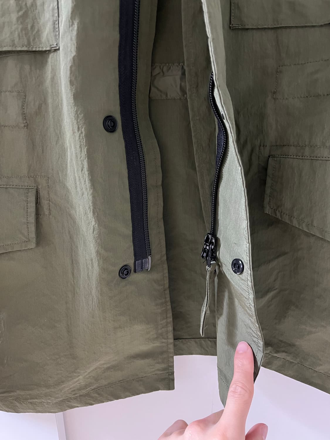 [모이프]m-65 필드자켓 디테일 나일론 자켓_ S size 상품이미지7