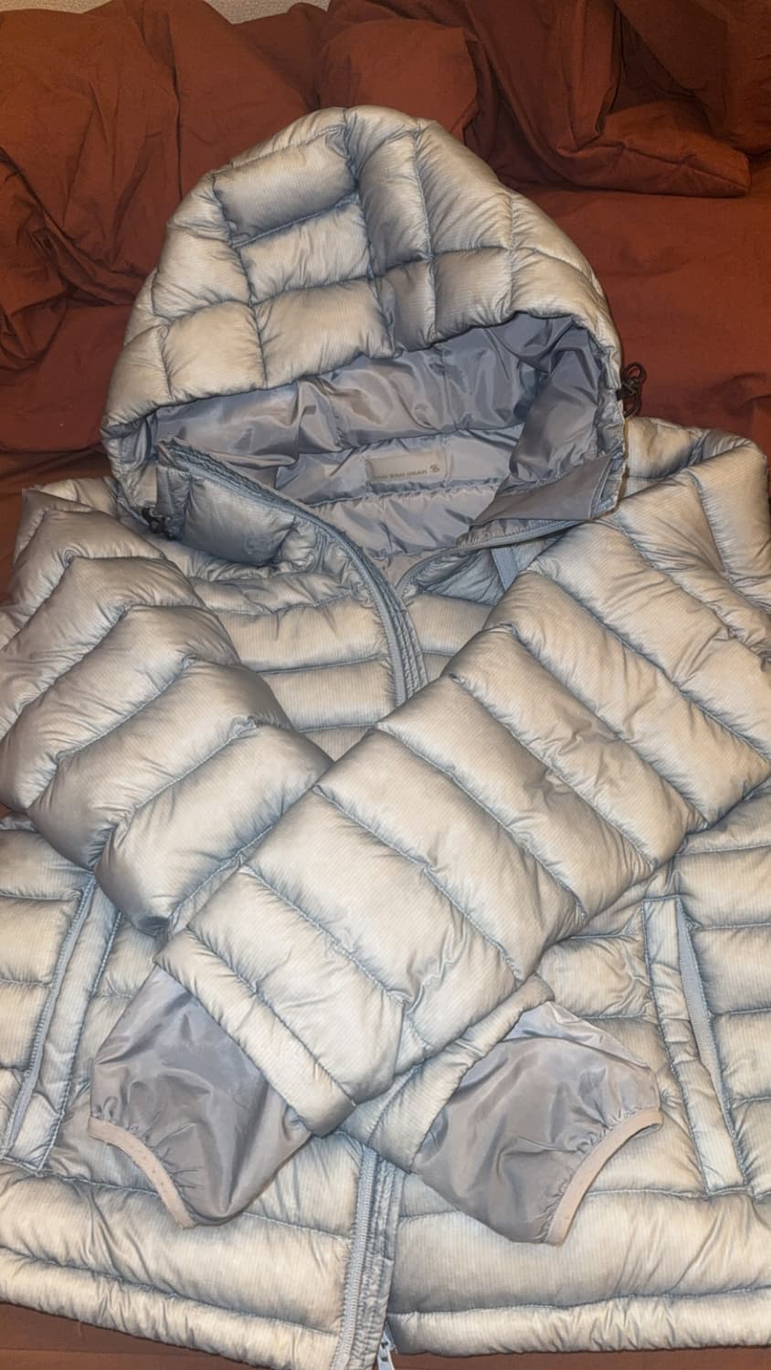 산산기어 서픽스 경량패딩 24fw 스카이블루 1사이즈 상품이미지1