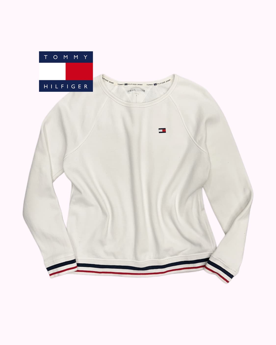 TOMMY SPORT flag mark raglan t-shirt 상품이미지1