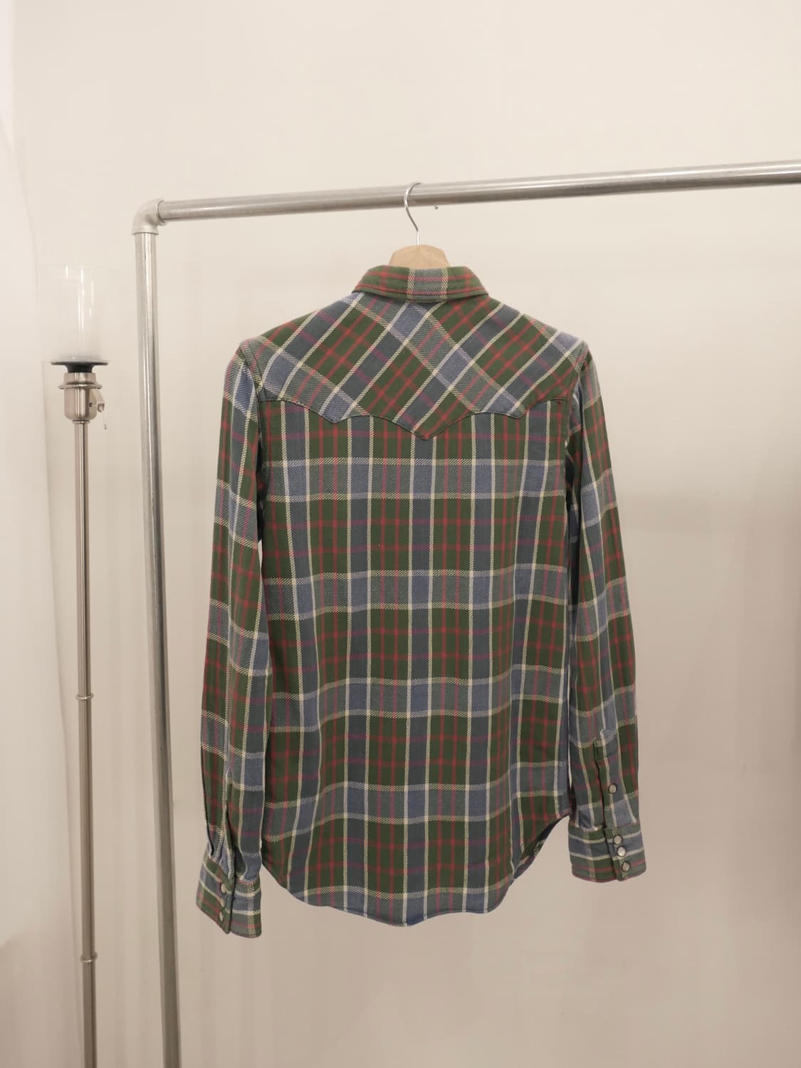 RRL 웨스턴 체크 셔츠 상품이미지4