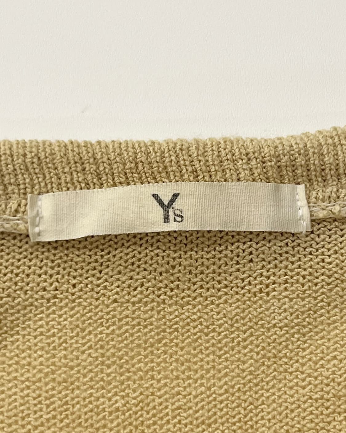 Y's YohjiYamamoto 요지야마모토 카라 반팔 니트 상품이미지5