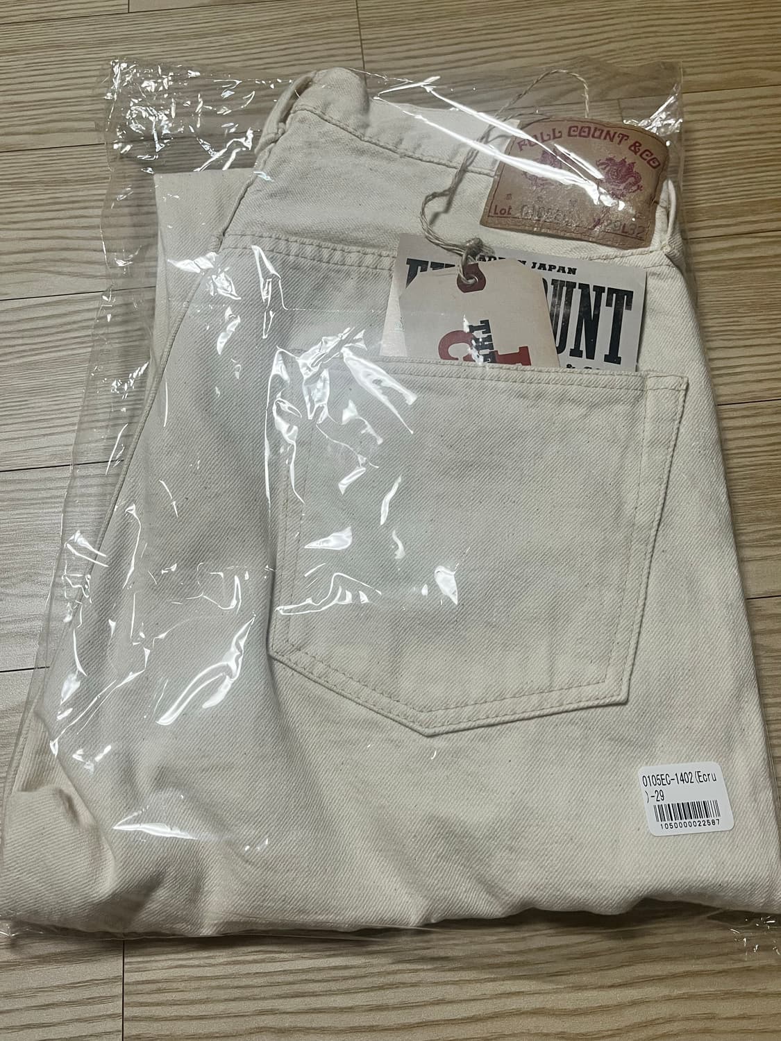 풀카운트 0105w 에크루 29사이즈 상품이미지1