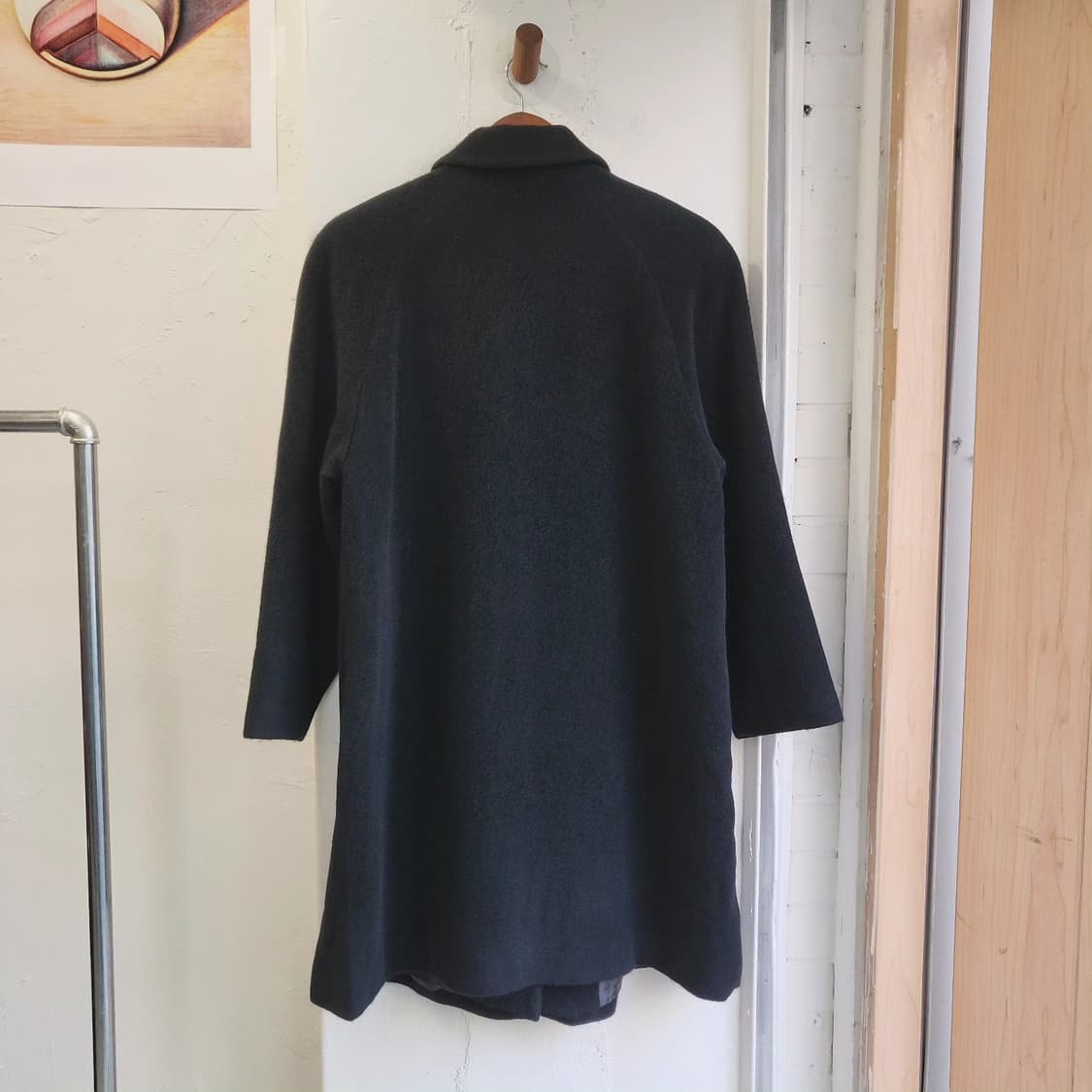 Antraci 울앙고라100 블랙 코트 상품이미지5