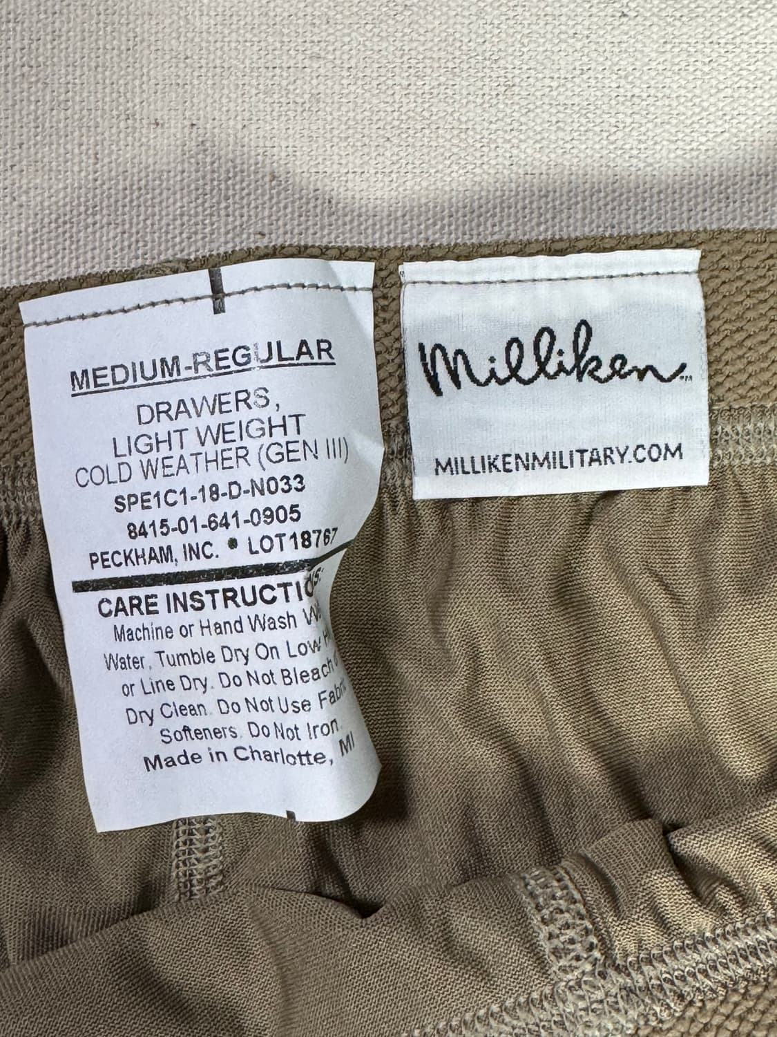 미군 오리지널 내복 하의 상품이미지4