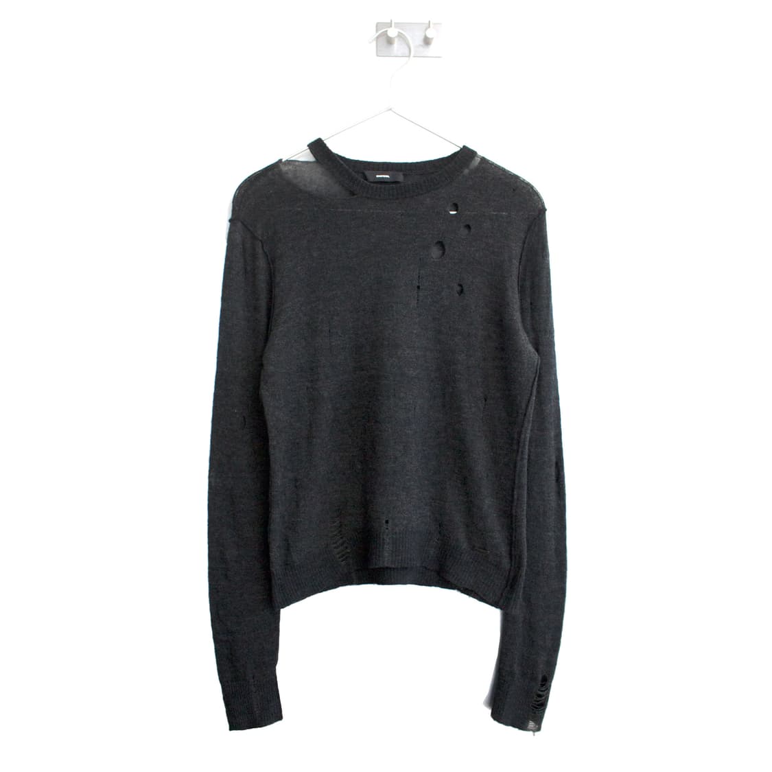 DIESEL 디젤 디스트로이드 챠콜 니트 상품이미지5