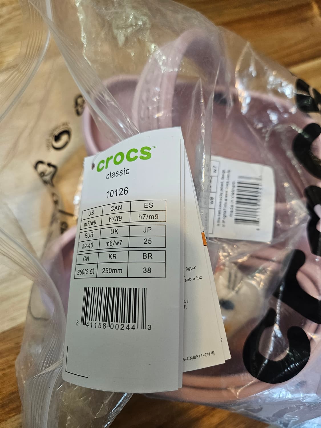 크록스 바야 클로그 슬리퍼 10126 베어리핑크 M7W9(260) 상품이미지8