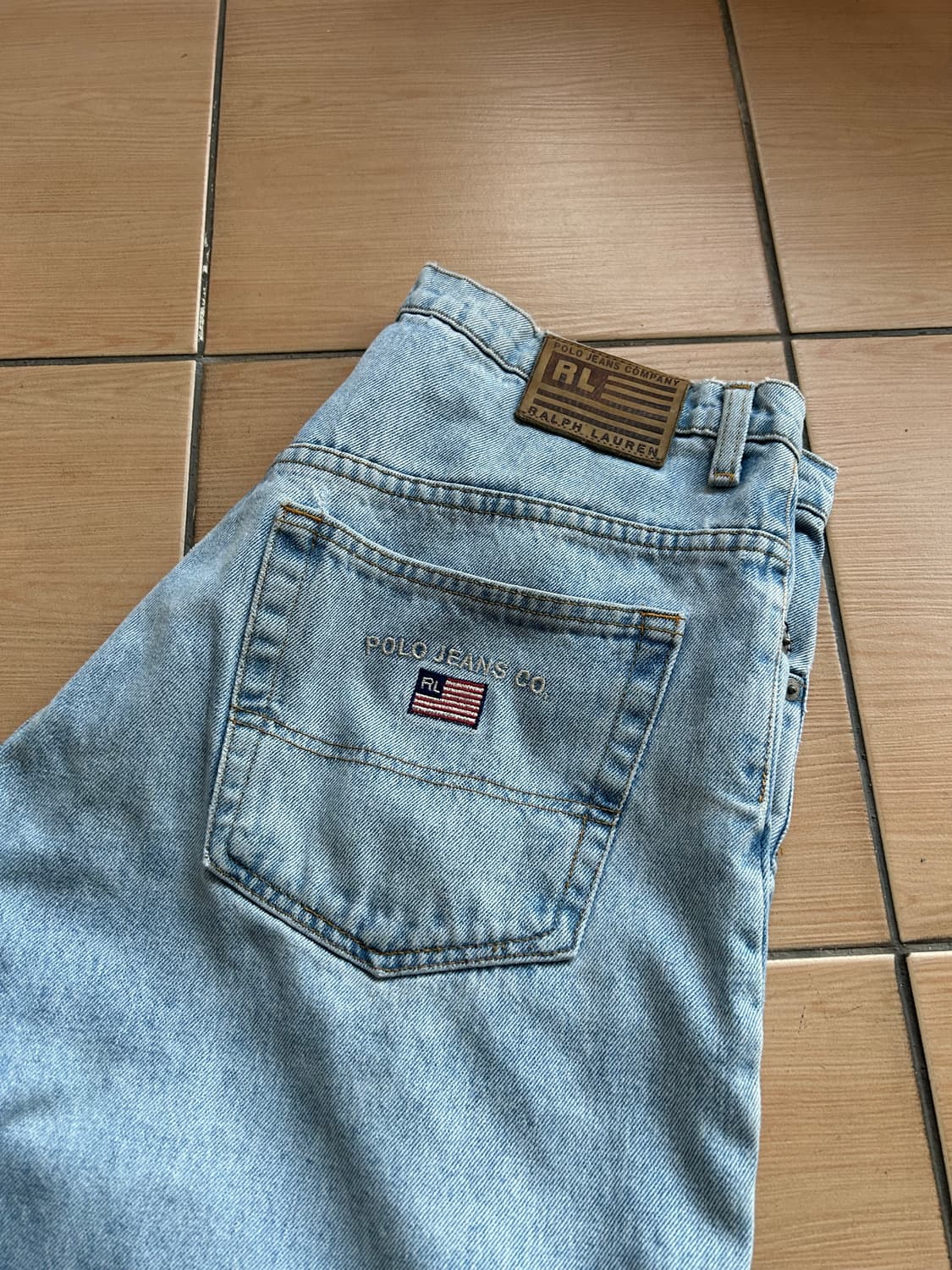 00‘s 폴로진스 데님팬츠 34in 상품이미지2