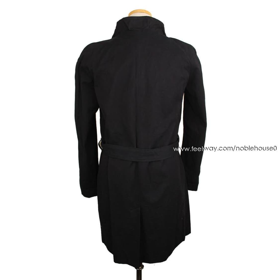 아떼바네사브루노 블랙 셔링카라 집업 벨티드 자켓(34) 상품이미지4
