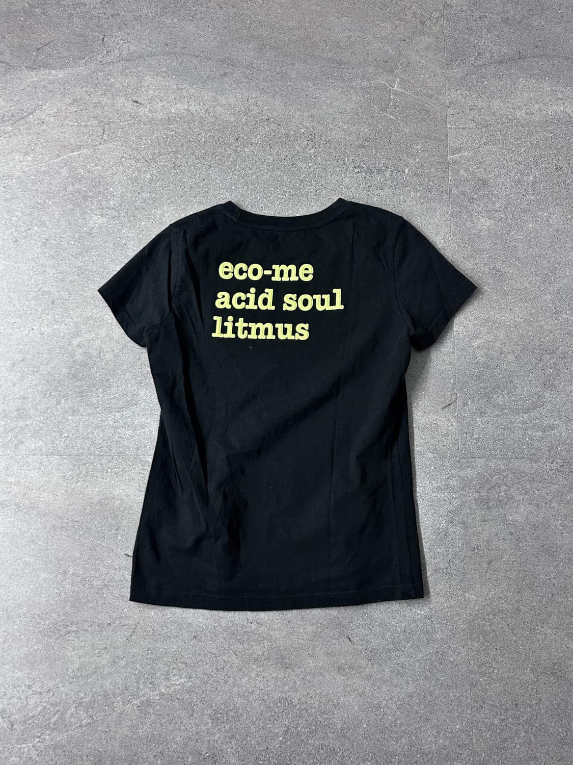 에코 프린트 슬림 그래픽 티셔츠 상품이미지6