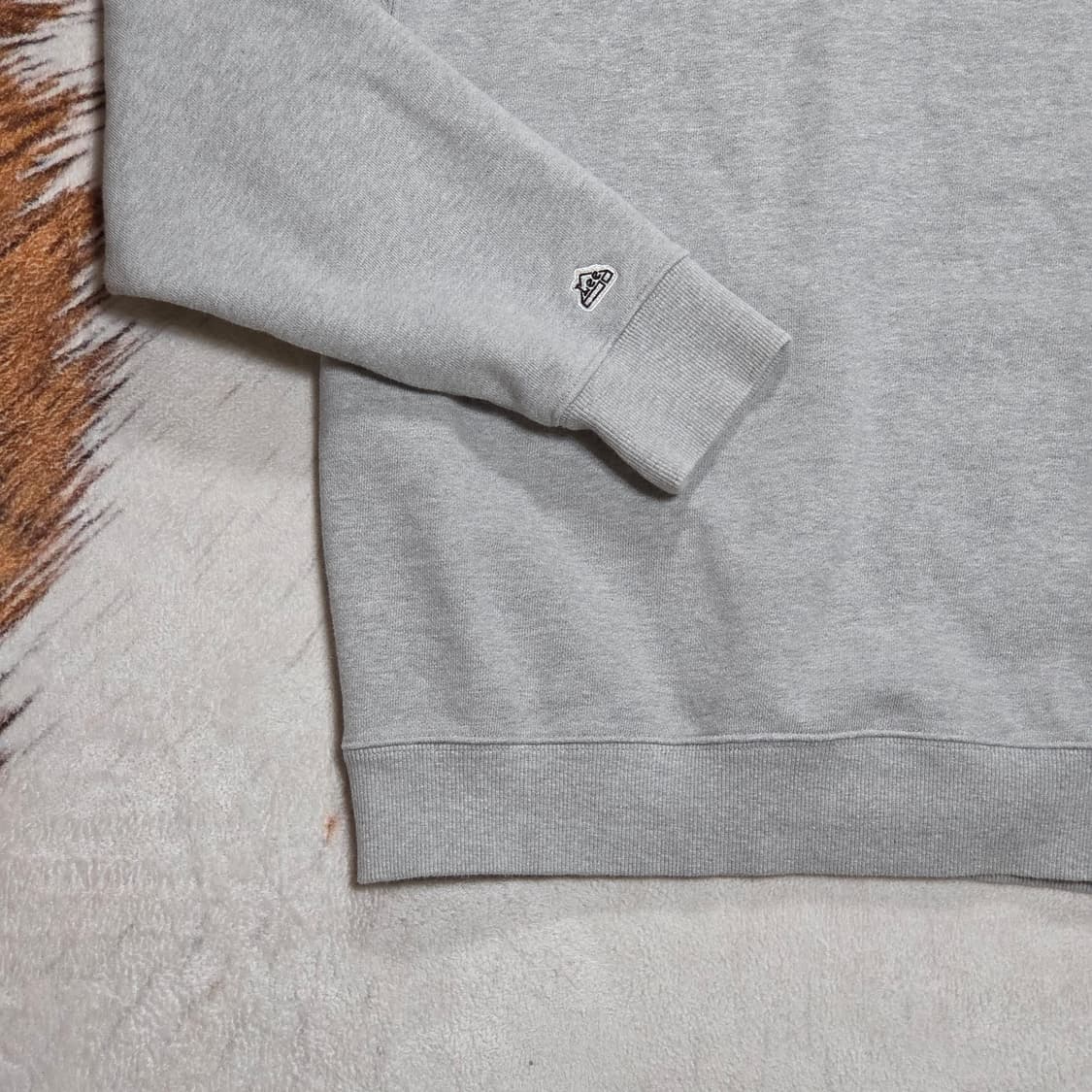 LEE 리 그레이 헤비코튼 오버핏 후드티 상품이미지6