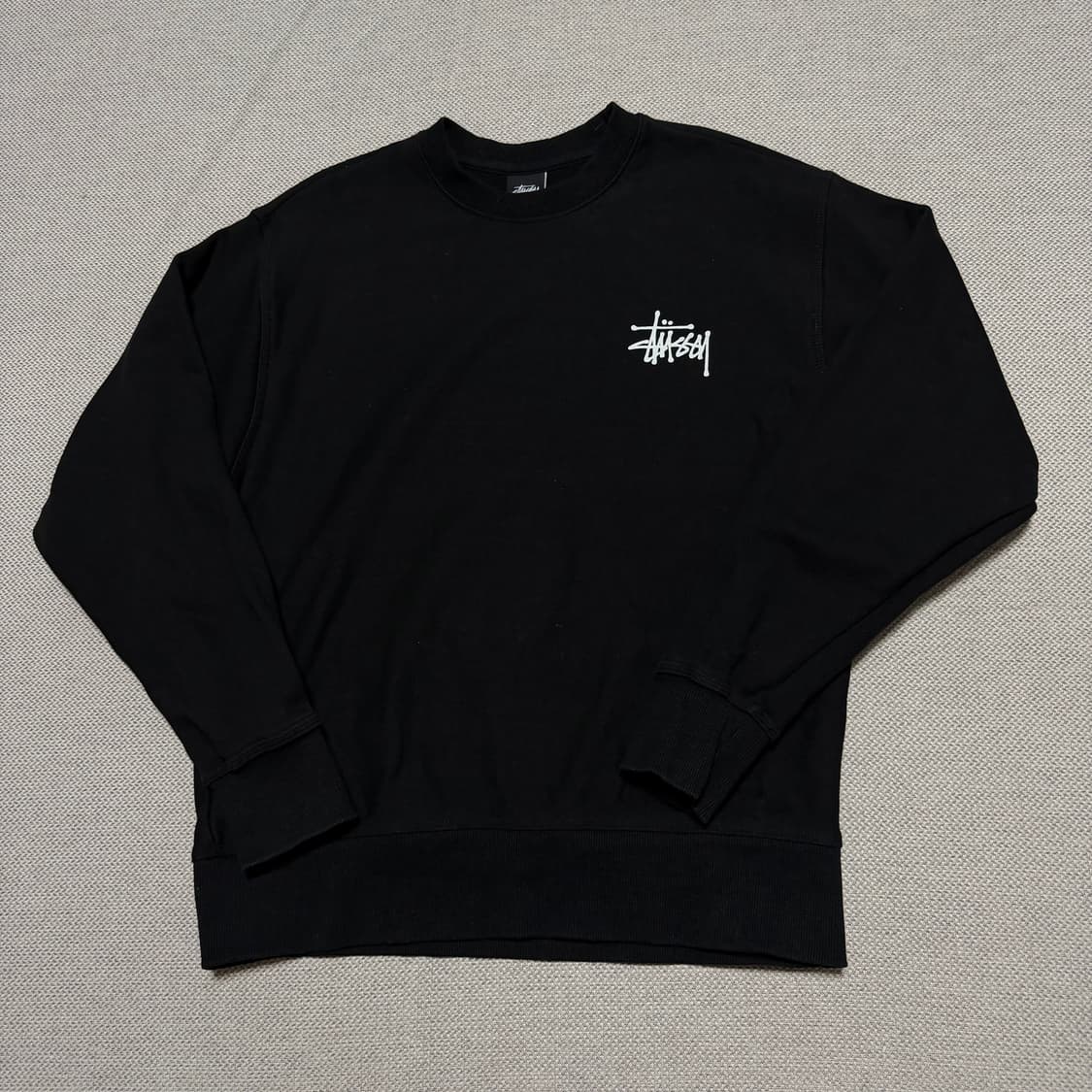 스투시 베이직 로고 맨투맨 상품이미지2