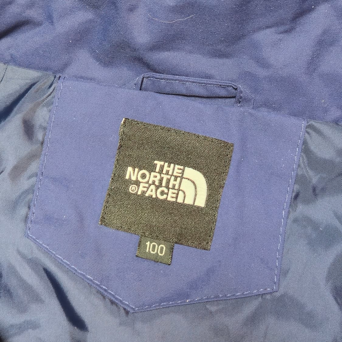 100) 노스페이스 레드 네이비 화이트라벨 바람막이 상품이미지4