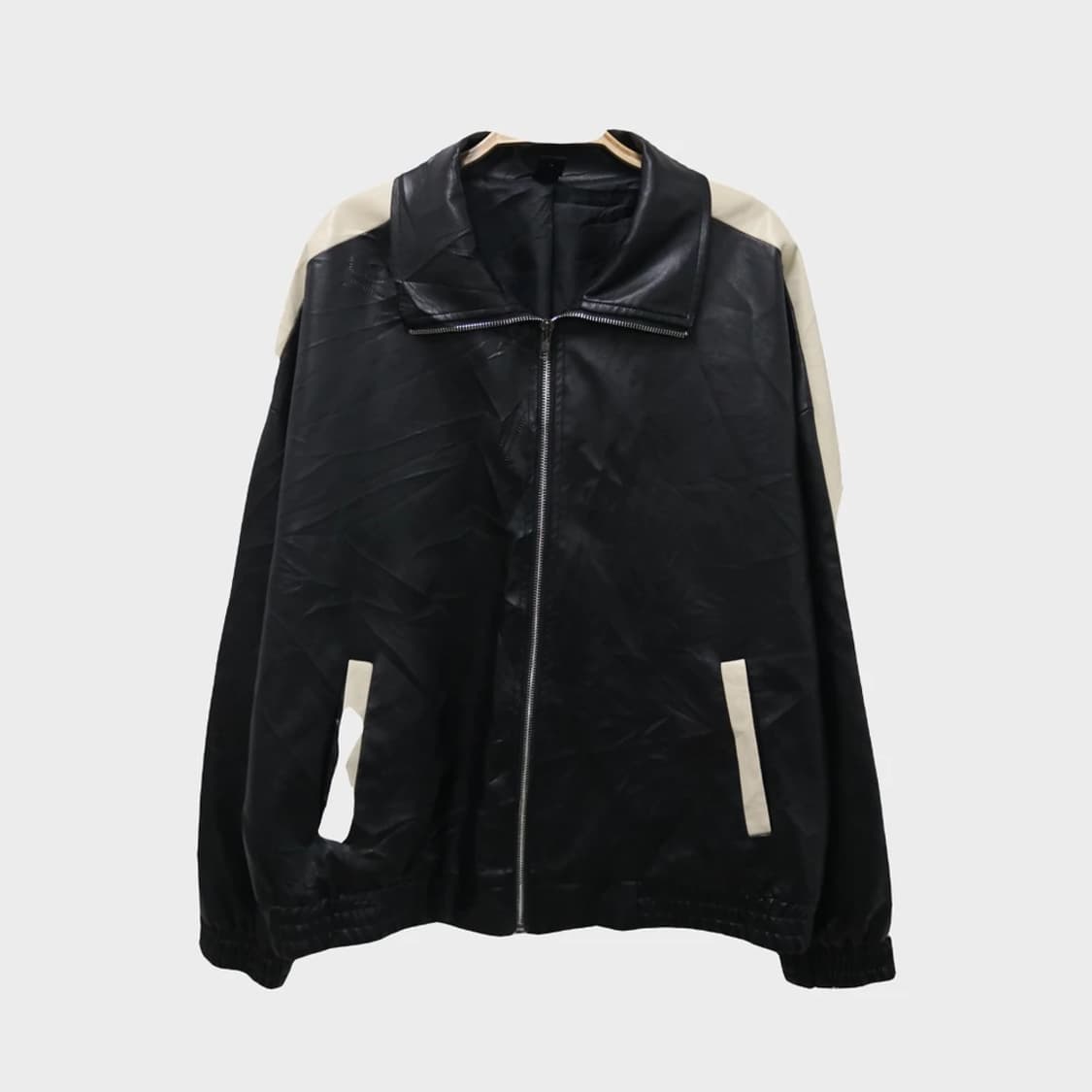 DAZY 페이크 레더 자켓 63439 상품이미지1