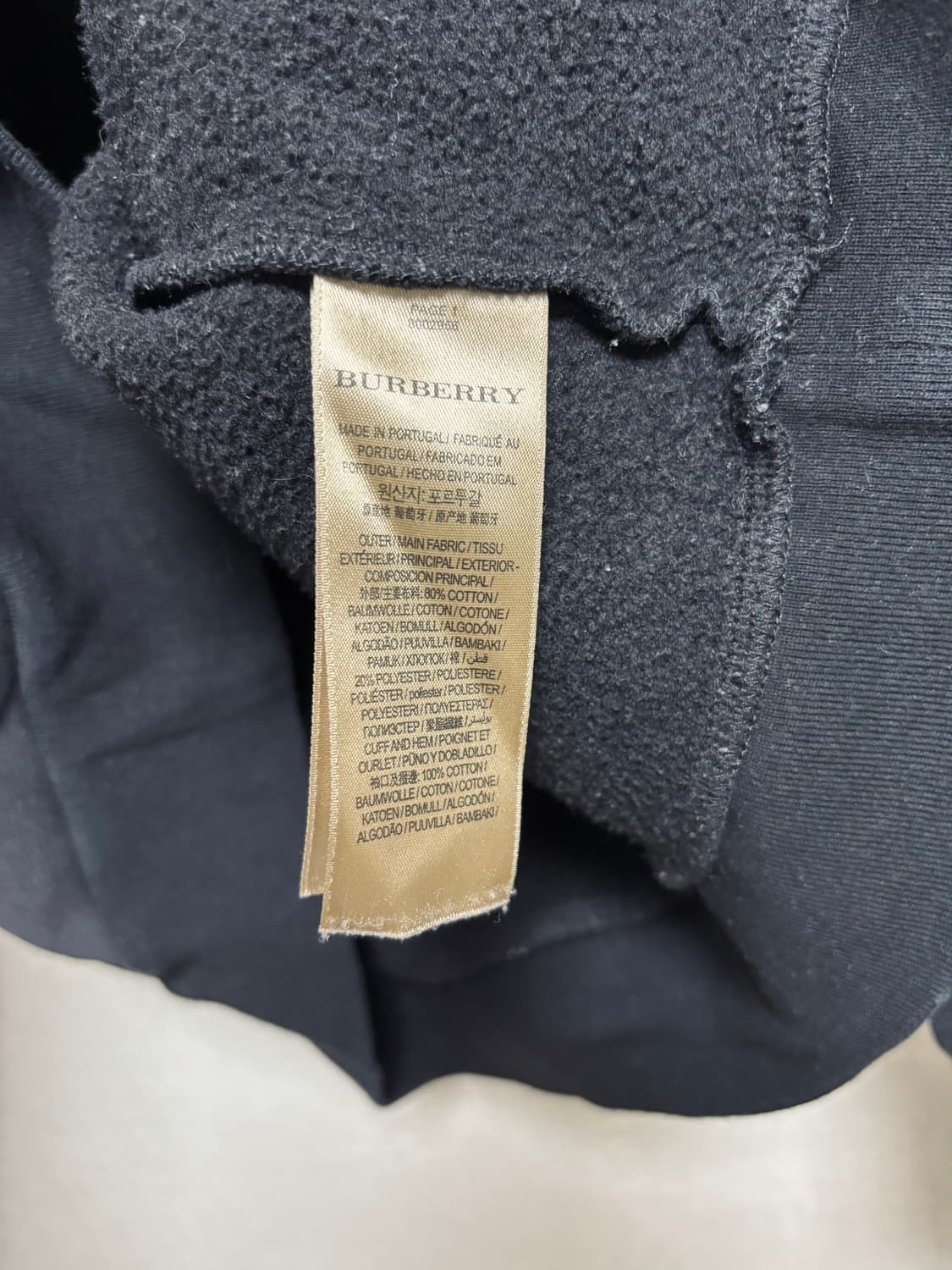 BURBERRY 빈티지 엠블럼 자수 로고 후디 상품이미지4
