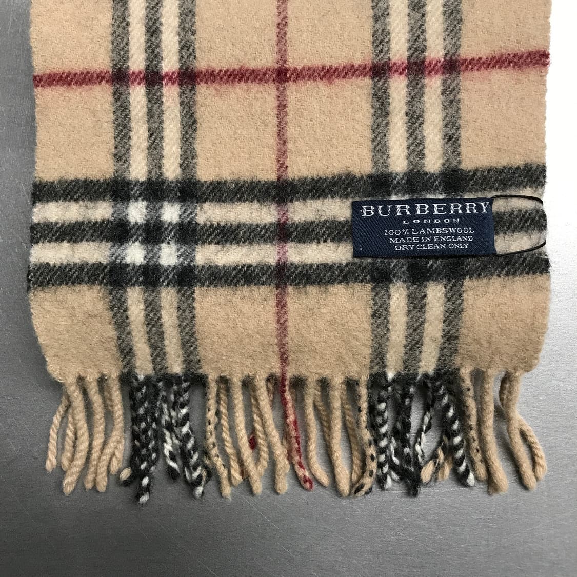 버버리 정품 램스울 머플러 베이지 상품이미지3