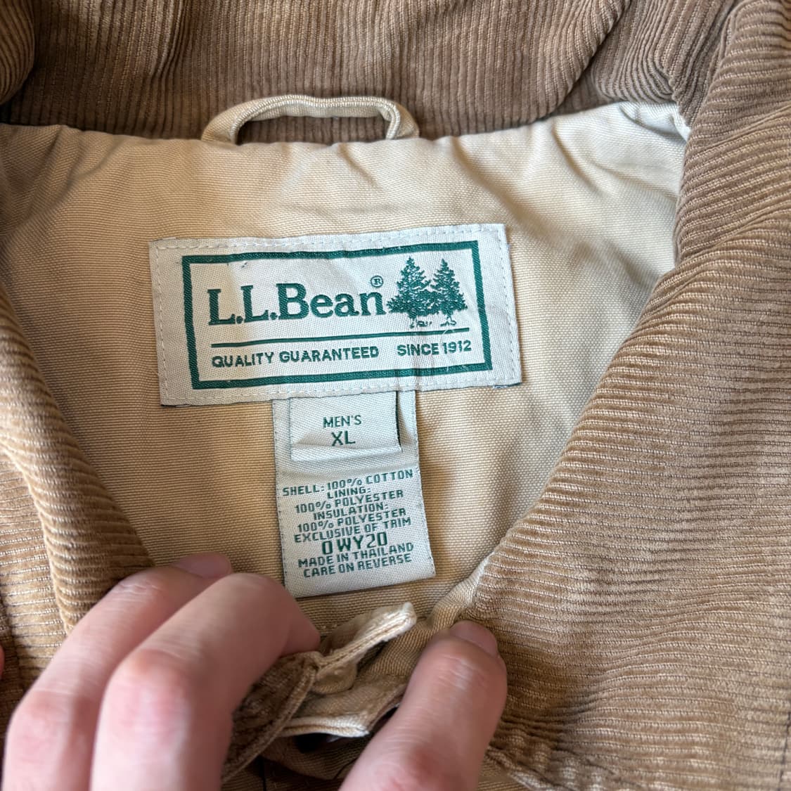 L.L.bean 엘엘빈 베이지 헌팅 자켓 상품이미지6