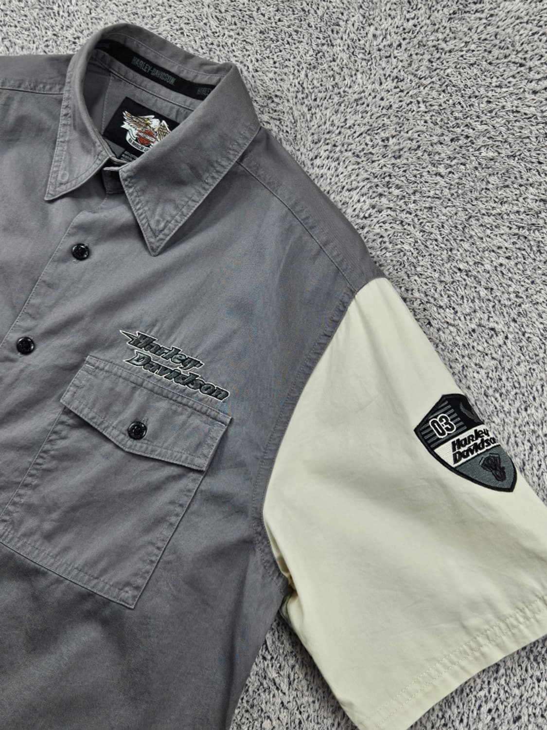 할리데이비슨 반팔 셔츠 ( M ) / 11936 상품이미지5