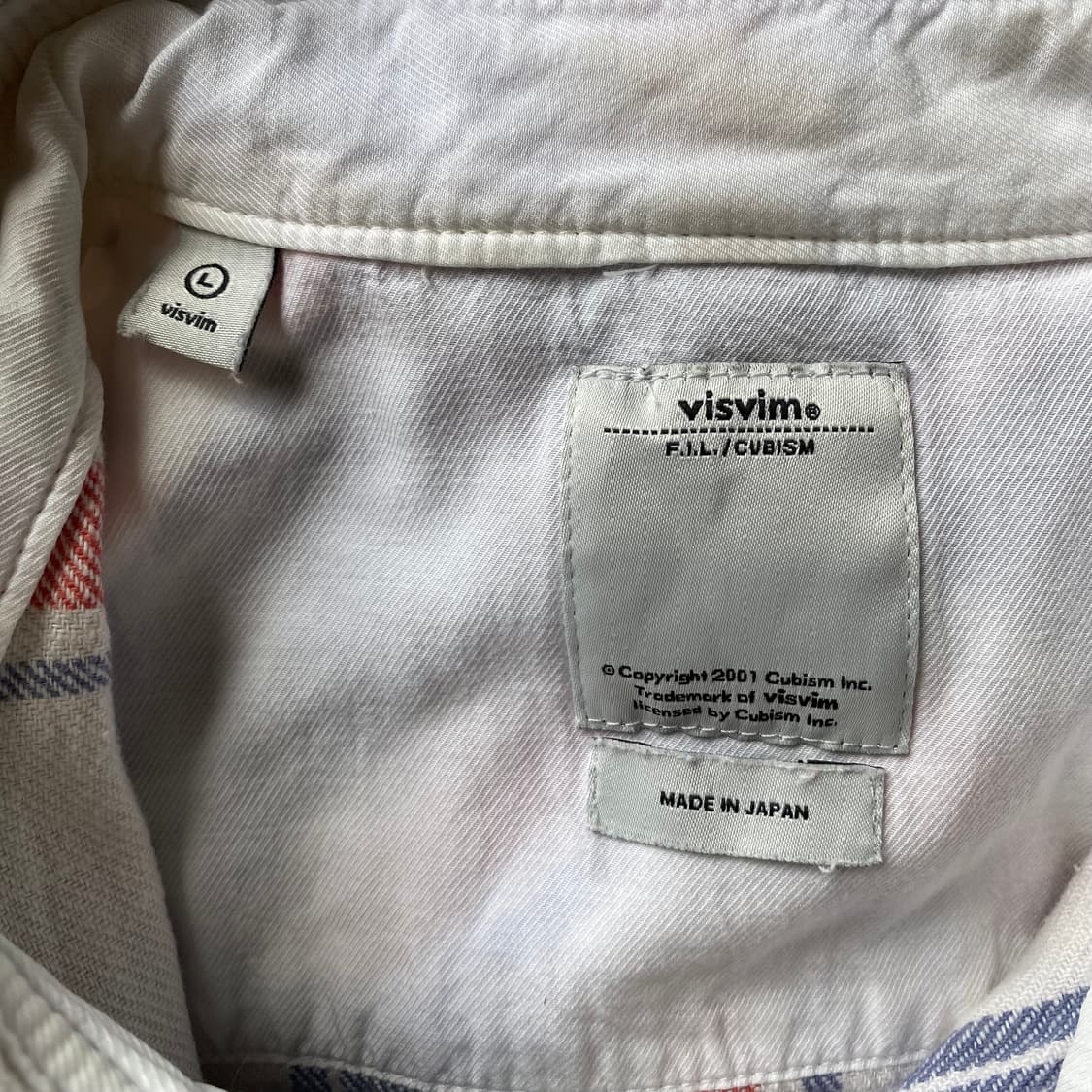 (L) VISVIM 비즈빔 체크 셔츠 상품이미지5