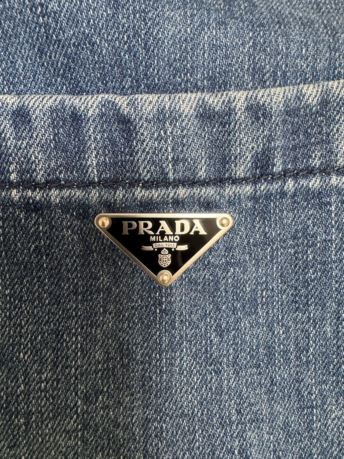 프라다 데님 자켓 M 상품이미지6