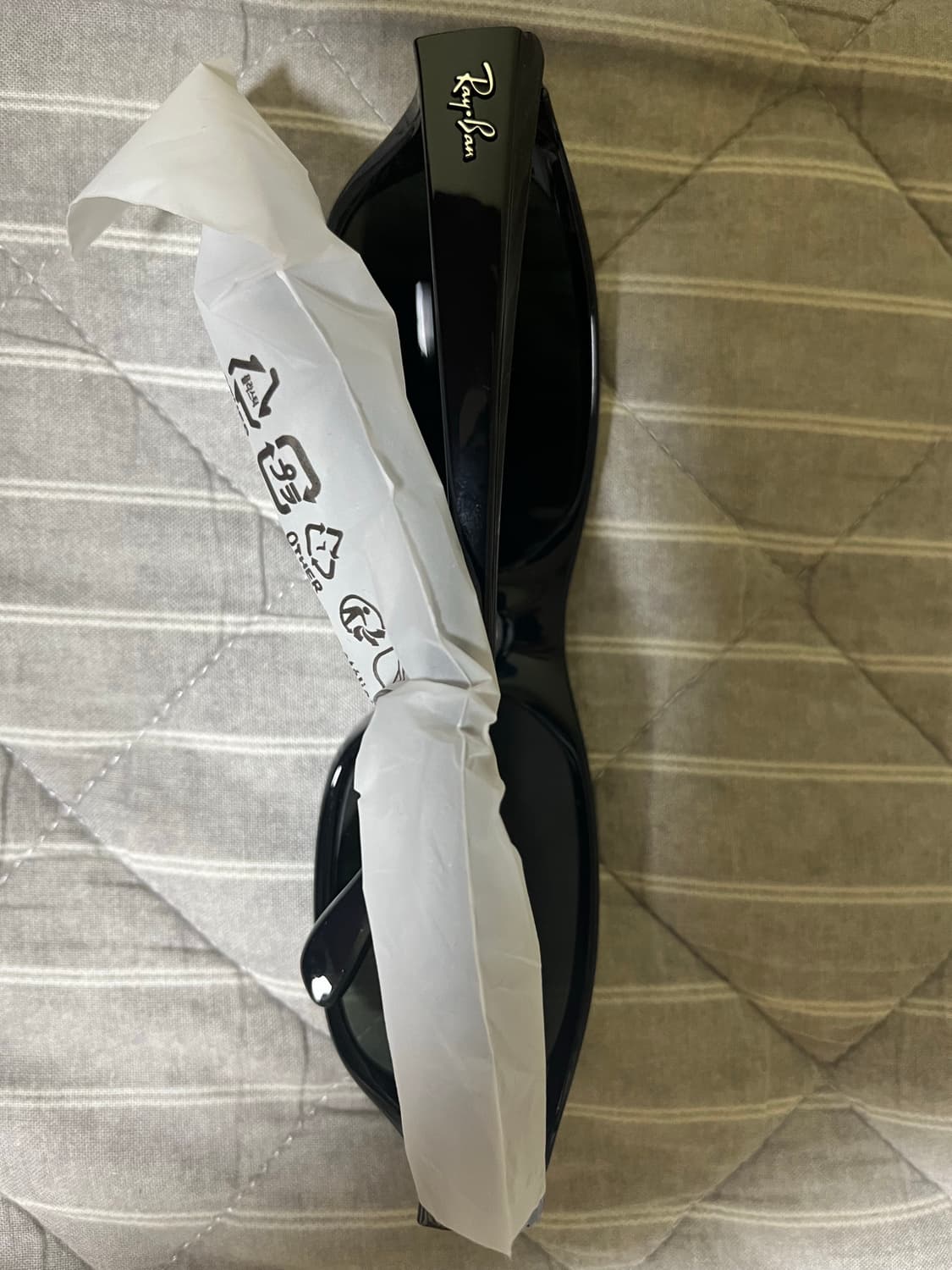 레이밴 대디-O II 폴리쉬드 블랙 프레임 그린 클래식 G-15 렌즈 상품이미지3