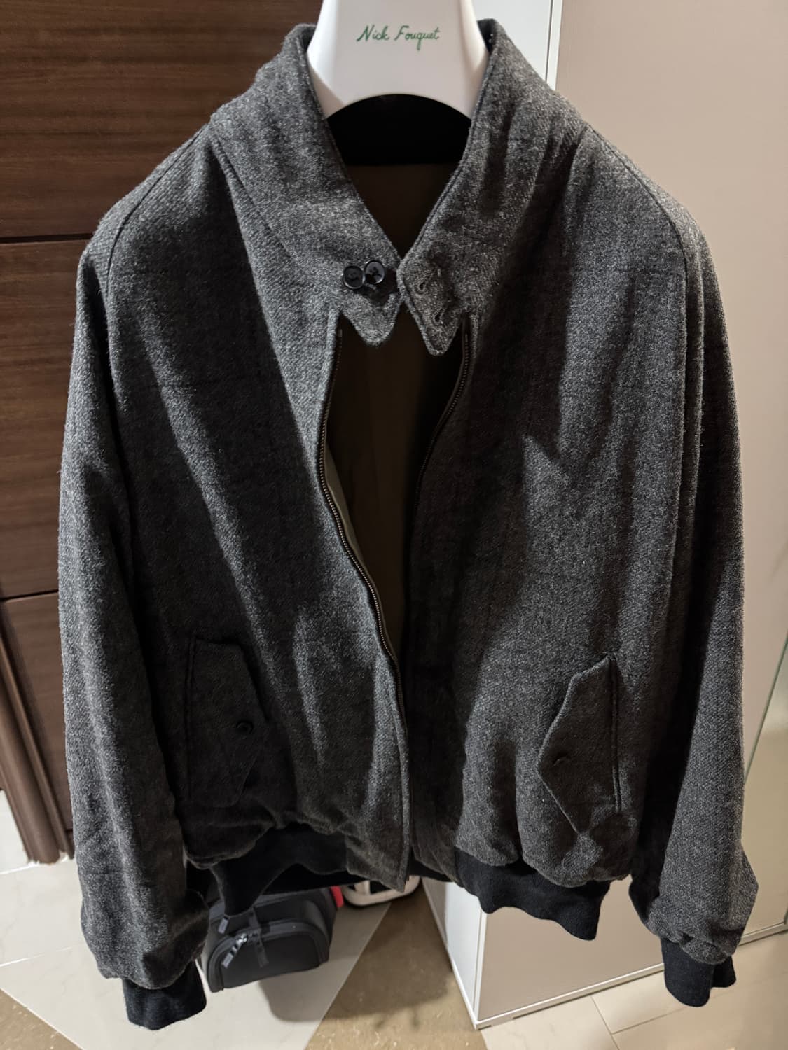 아프레쎄 울 해링턴 차콜 3 상품이미지1