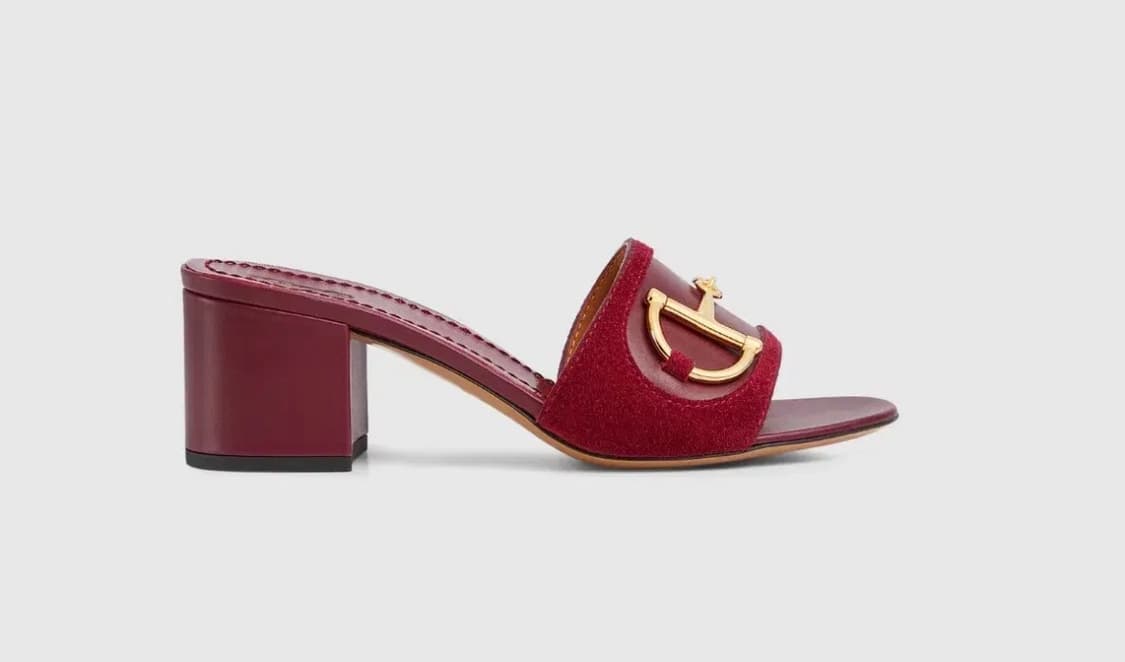 구찌 홀스빗 슬라이드 스웨이드 샌들 -미착용새상품,풀박- 상품이미지2