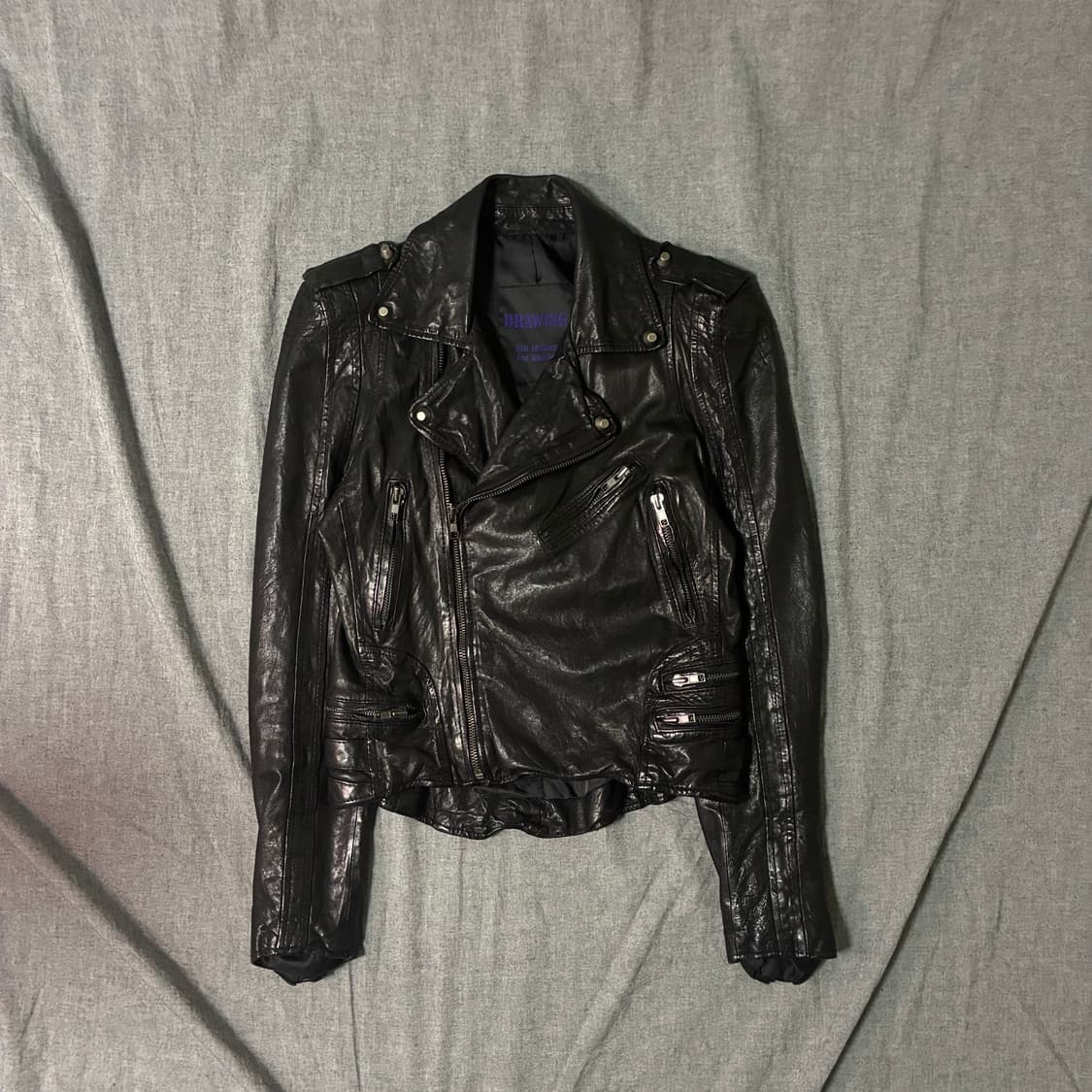 양가죽 라이더 자켓 상품이미지2