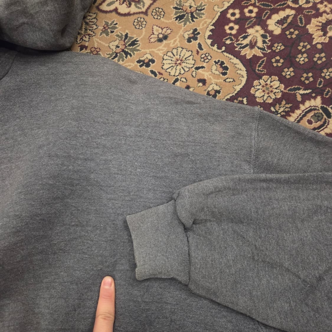 90s 빈티지 러셀 후드집업 다크그레이 XXL 상품이미지7