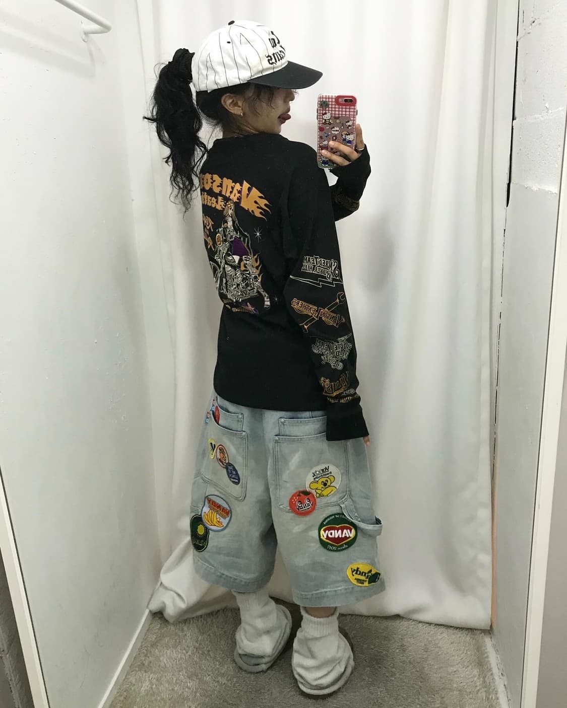 Vanson  Embroidery Long Sleeves 상품이미지2
