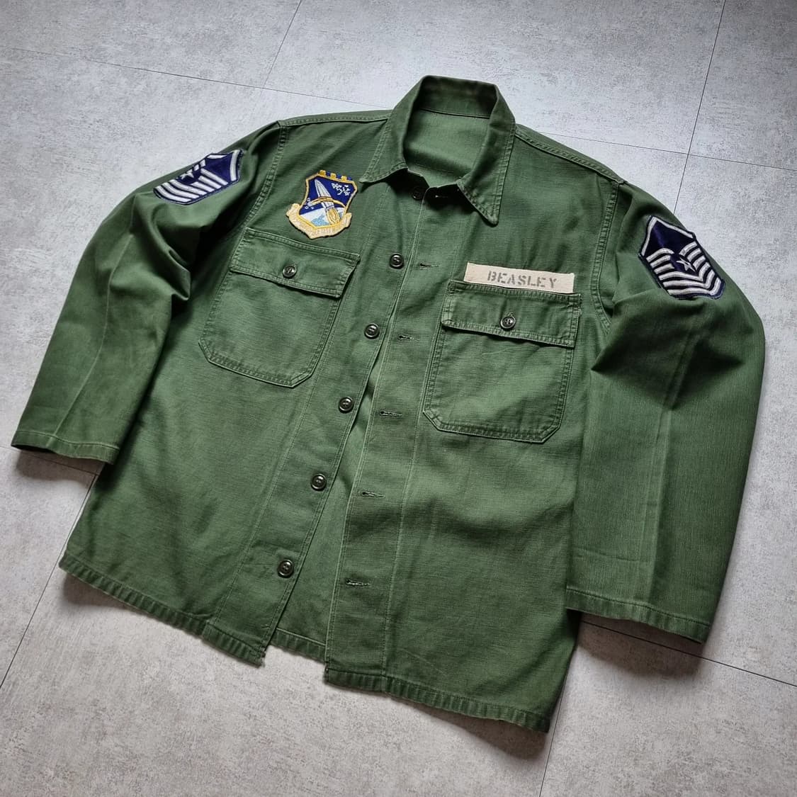 5~60s 미군 og107셔츠 px ver. L sz 상품이미지3