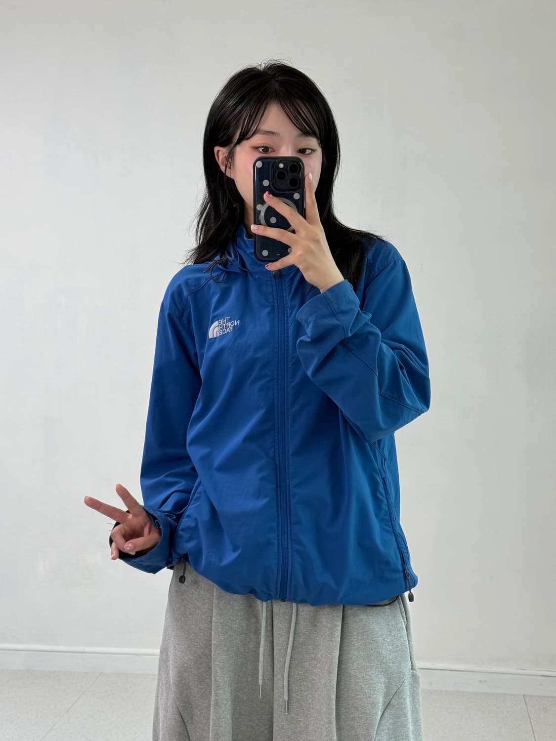 노스페이스 블루 자켓 상품이미지3