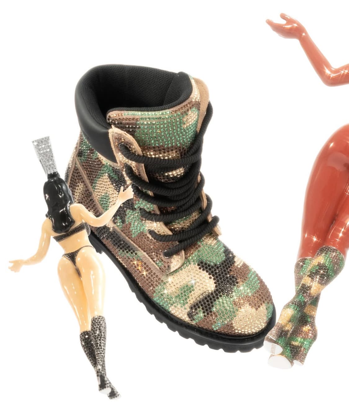 Doncare rhinestone camo boots camo 상품이미지1