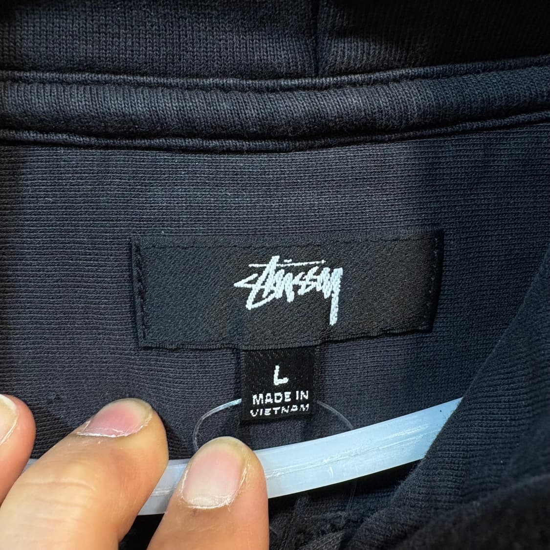 [L] STUSSY 스투시 크라운 로고 빈티지 후드티 상품이미지6