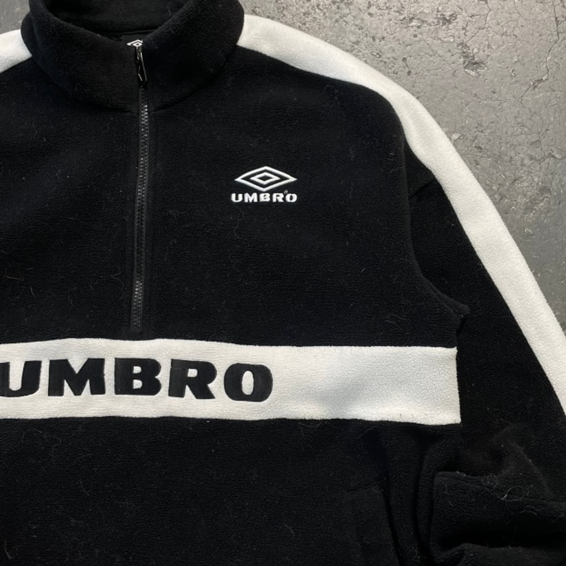 100 엄브로 컬러블록 후리스 풀오버 상품이미지2