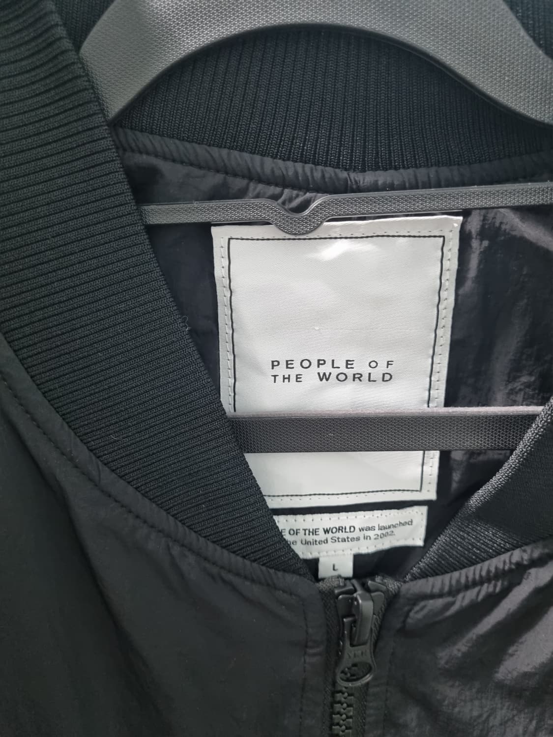 피플오브더월드 블랙 바람막이 L 상품이미지3