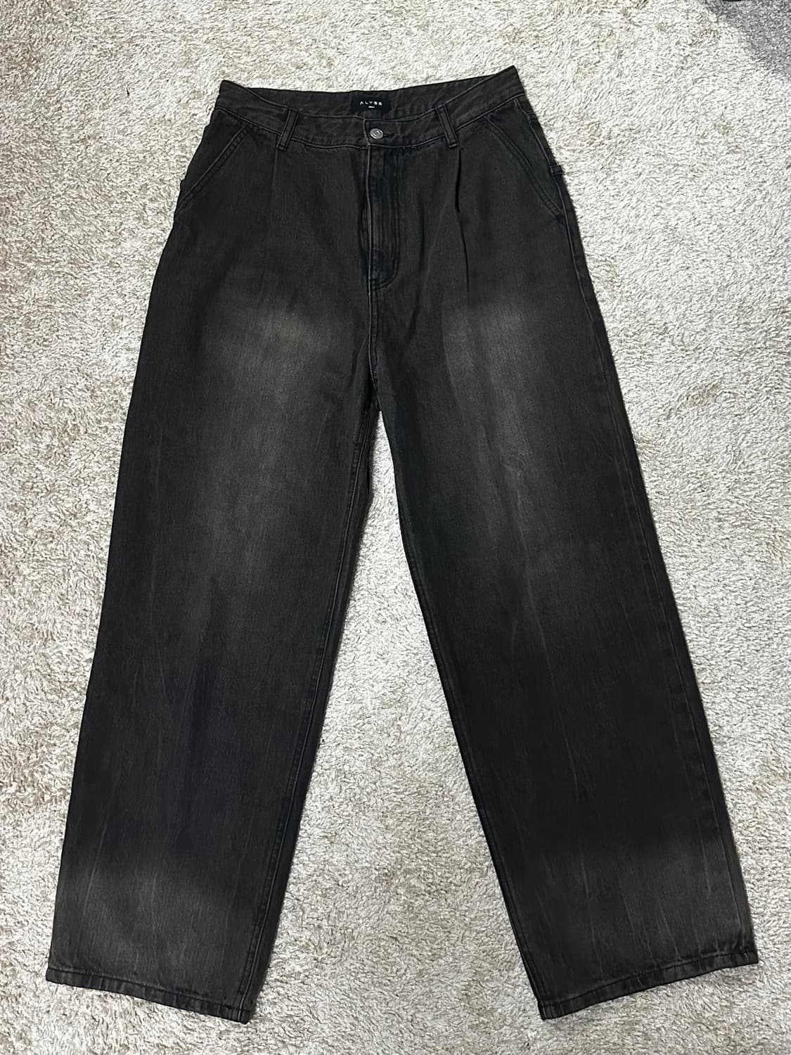 알리스 내추럴 트윌 워시드 맥시 데님 팬츠 상품이미지1