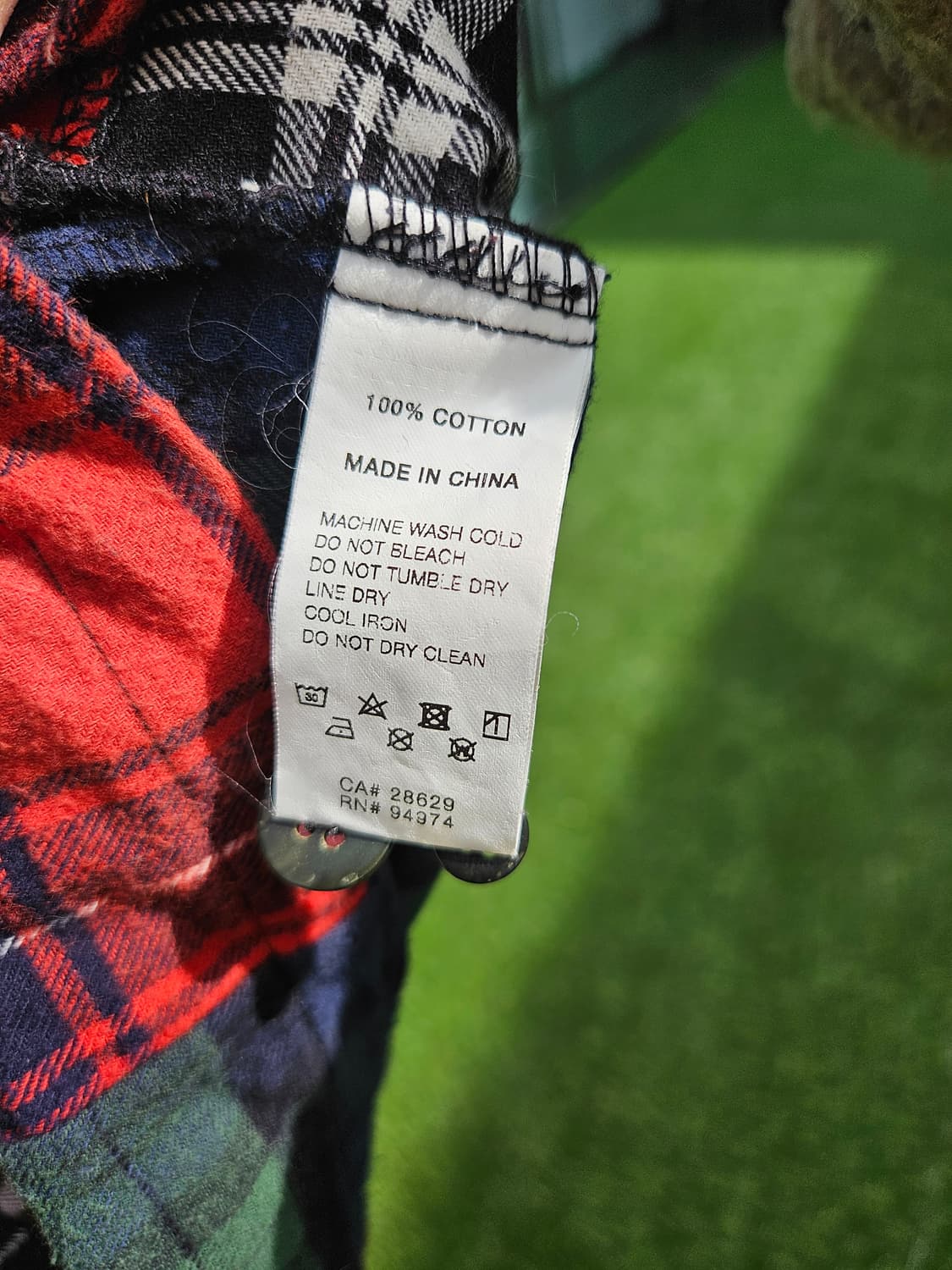 스투시 패치워크 플란넬 체크 셔츠 자켓 상품이미지7