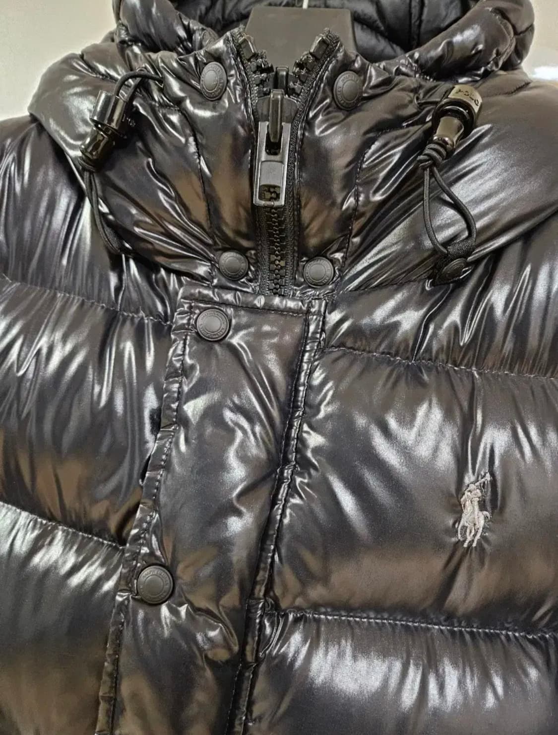 폴로 유광패딩 상품이미지2